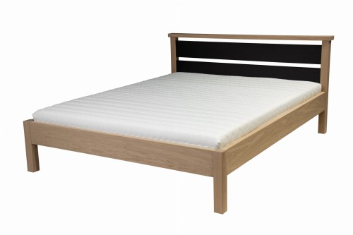 Łóżko California 160 kol. dąb naturalny zabielony i czarny mat-4.jpg