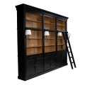 Biblioteka Balamor 3-segmentowy kol. czarny i dąb naturalny-2.jpg
