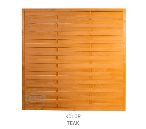 Płot LAMELOWY prosty pełny kol. teak-2.jpg