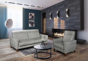 Kanapa VEGA - z funkcją spania i pojemnikiem 